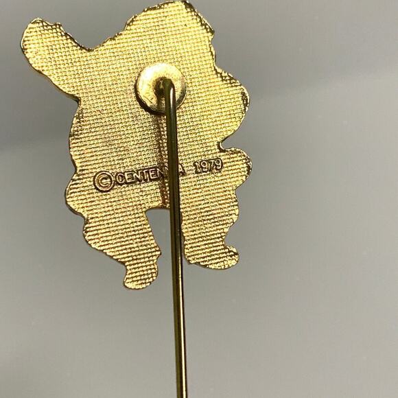 Centennia Vintage 1979 Santa Claus Lapel Pin Jolly St. Nick Retro Christmas Pin - Picture 3 of 6